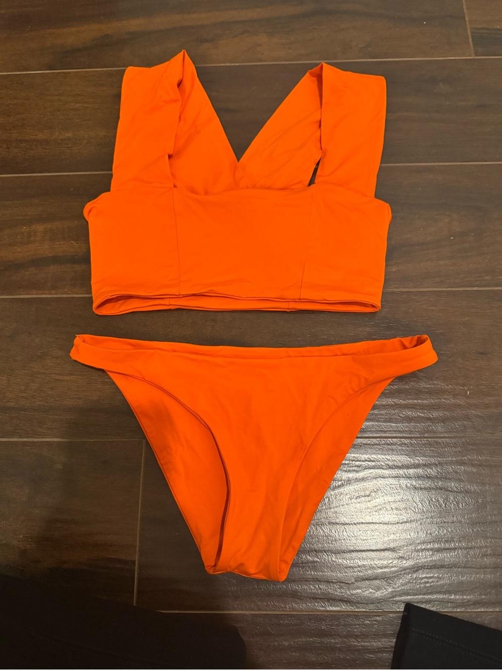 l*space Orange Two-Piece Bikini Set
